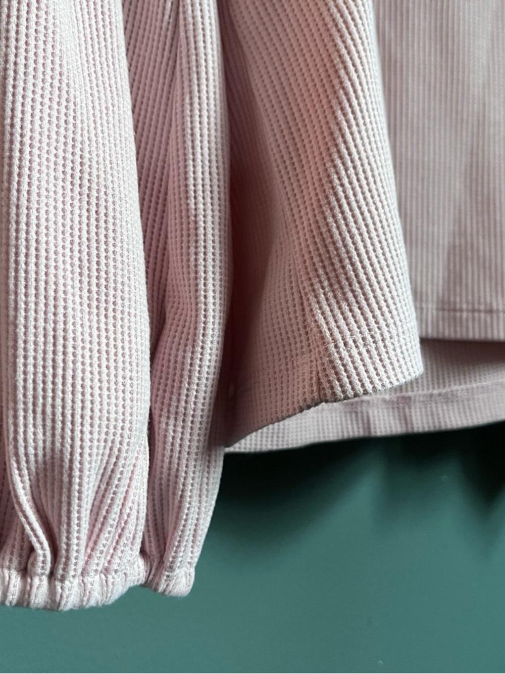 LC Lauren Conrad Dusty Rose Ribbed Knit Top - Picture 2 of 6